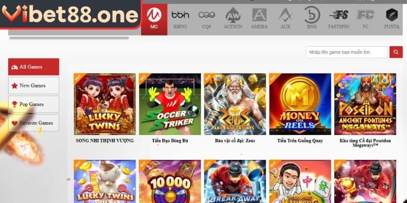 Tổng quan về MG nổ hũ Vibet88
